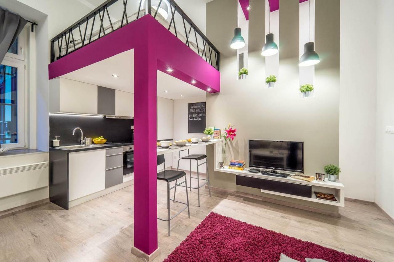 Cozy Downtown Studio Apartment Budapest Exteriör bild
